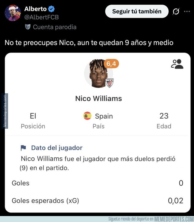 1234239 - Lo de Nico Williams en el Athletic qué está siendo?