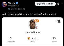Enlace a Lo de Nico Williams en el Athletic qué está siendo?