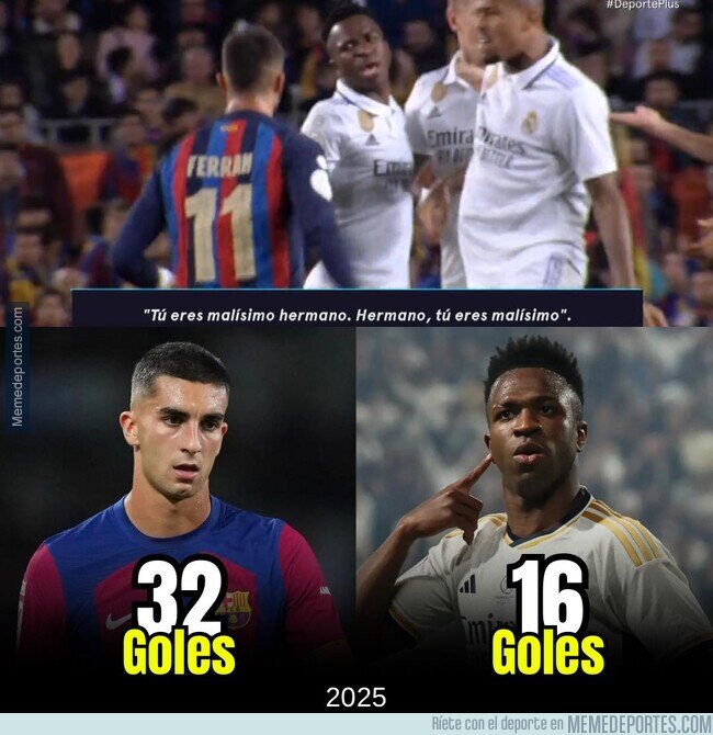 1234314 - Endrick no era el único que escupía para arriba...