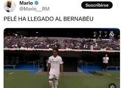 Enlace a Pelé ha salido del Bernabéu.