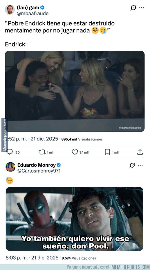 1234324 - Pobre Endrick dice...