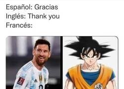 Enlace a Messi Gokú