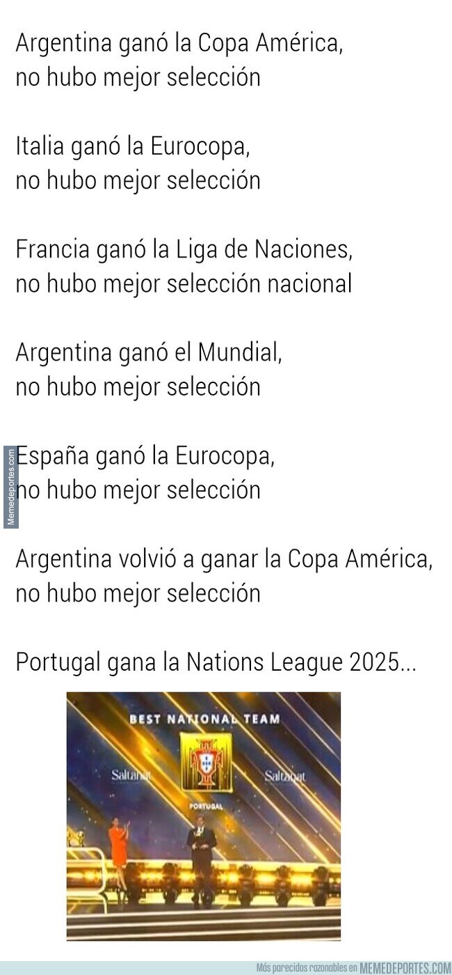 1234488 - Es lo que tiene ser la selección del dueño del premio