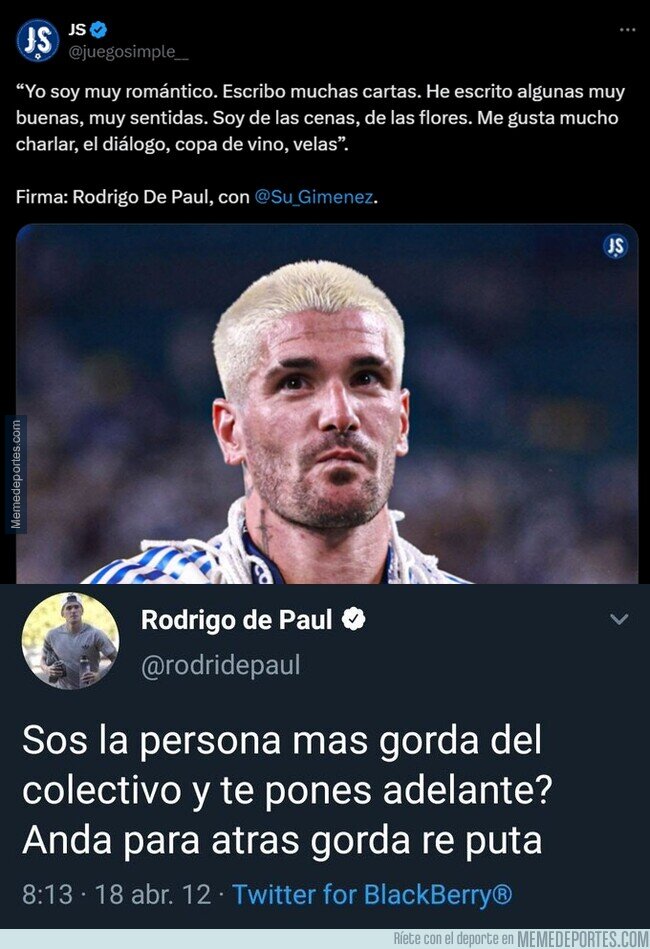 1234552 - Si, ya sabemos de la labia que tiene De Paul...