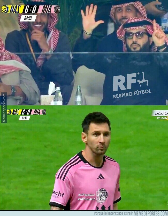 1234619 - Hace dos años de esta goleada del Al Nassr a Messi