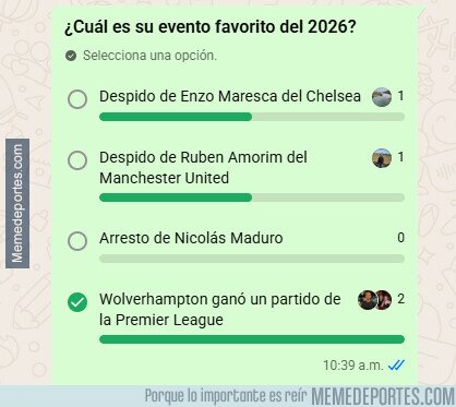 1234706 - Mis amigos y yo lo tenemos claro. Y cuál es tu evento favorito del 2026?