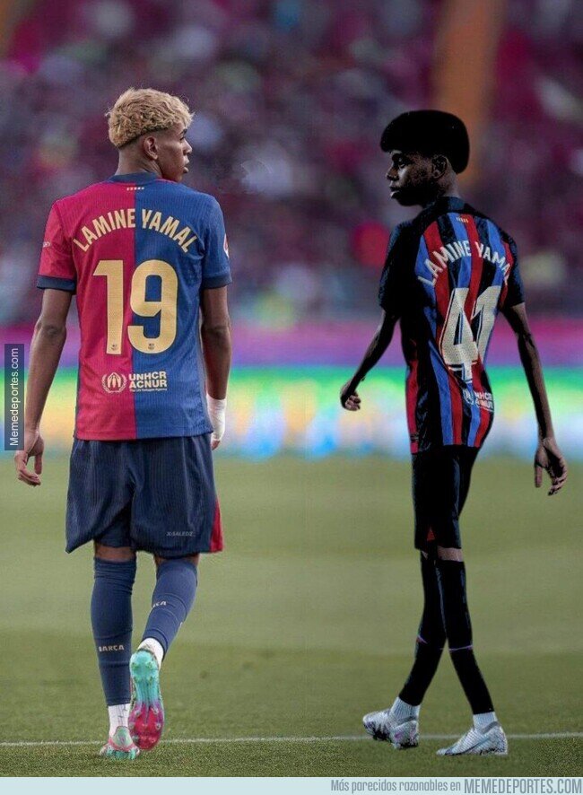 1234772 - El increíble cambio físico de Yamal en cuatro años