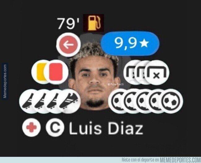 1235078 - El partido promedio de Luis Diaz en Alemania