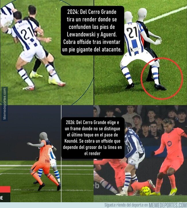 1235201 - El Barça ha sido atracado dos veces en el mismo estadio y por el mismo árbitro.