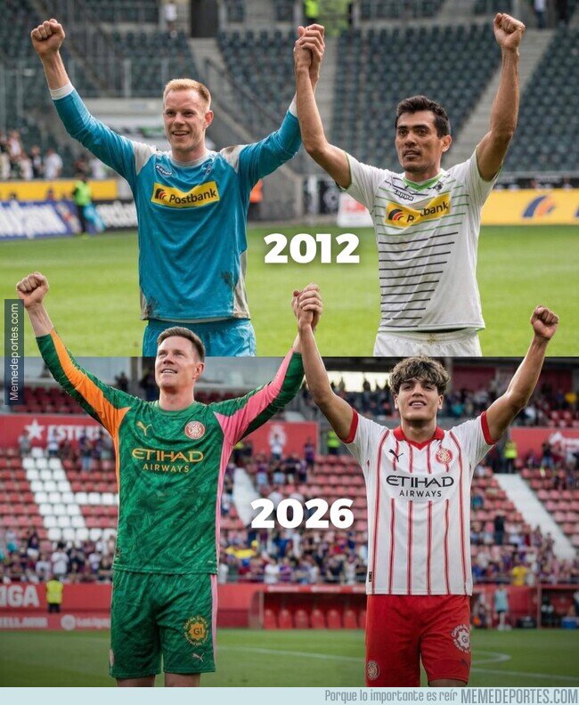 1235253 - Ter Stegen jugará en el Girona con el hijo de su ex compañero en el Gladbach Juan Arango