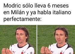 Enlace a Modric se ha italianizado