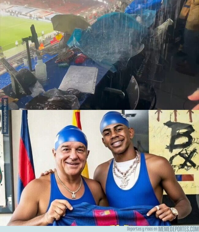 1235496 - La nueva equipación del Barça para los días de lluvia