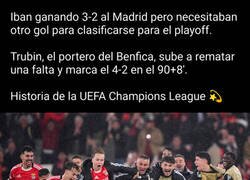 Enlace a Trubin ya forma parte de la historia de la Champions