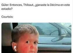 Enlace a Courtois estaba en el otro bando