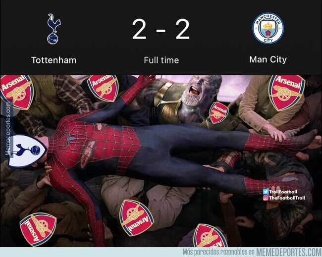 1235735 - El favorcito del Tottenham al Arsenal