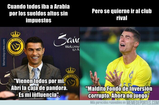 1235752 - El último berrinche de Cristiano contradice su teoría de la influencia