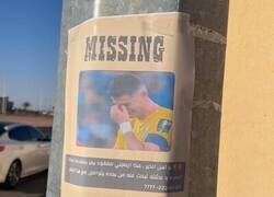 Enlace a En Arabia se burlan de la borrada de Cristiano con carteles de Se Busca
