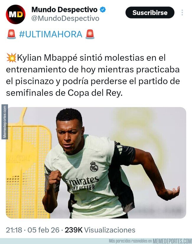 1235903 - Última hora de Mbappé