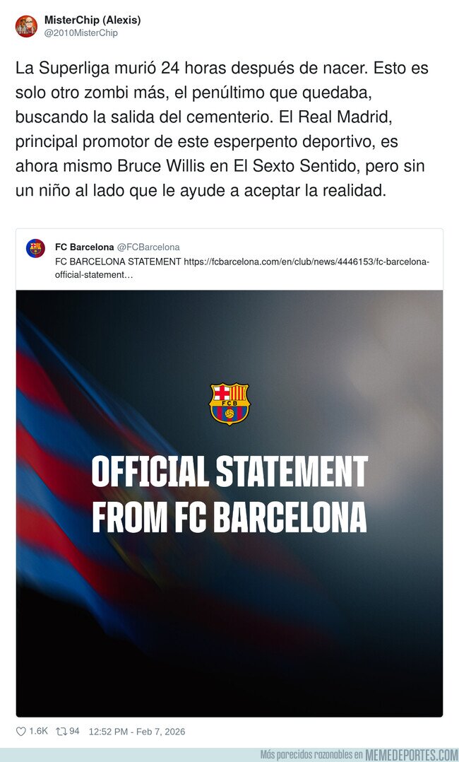 1235964 - La opinión de Mister Chip sobre el último fracaso de la Superliga