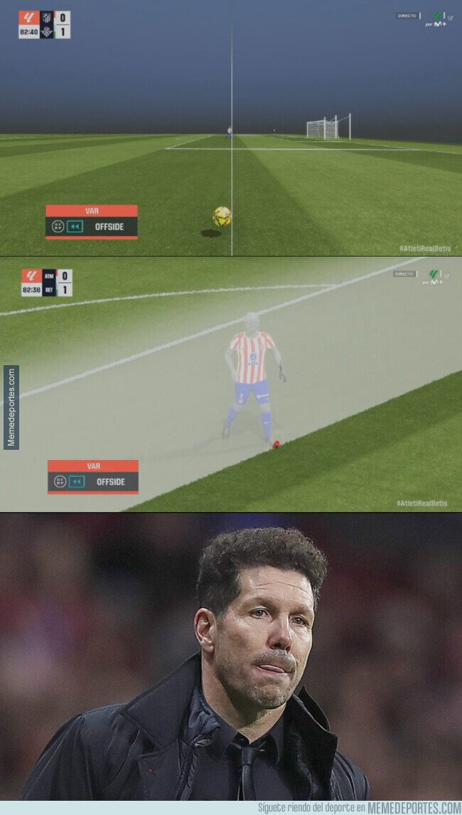 1236017 - Ojo al fuera de juego en el gol anulado al Atlético