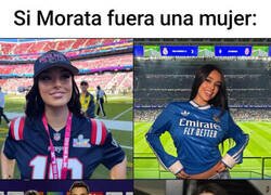 Enlace a Morata fue mujer en uno de sus sueños