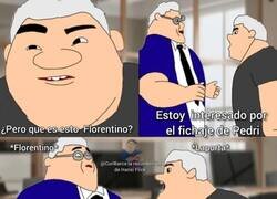 Enlace a Florentino preguntó por Pedri