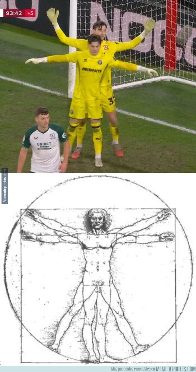 1236151 - Tener al Hombre de Vitruvio de portero debería ser ilegal