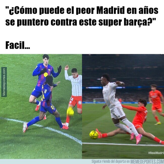 1236410 - Quien menos mérito tiene de este liderato es precisamente el Madrid...