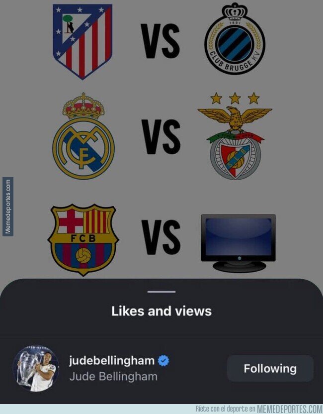 1236501 - ¿Sabe Bellingham que el Barça ya se clasificó a octavos?