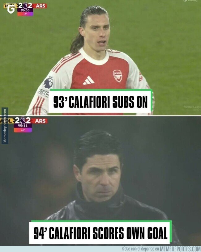 1236519 - Calafiori entró para liarla