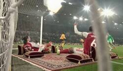 Enlace a ¿Qué hace la defensa del Arsenal de picnic en su portería?