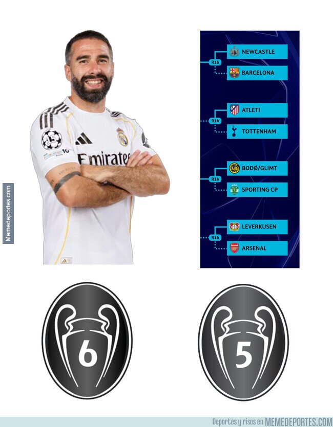 1236865 - Un lado del cuadro tiene menos Champions que el lateral suplente de un equipo del otro lado