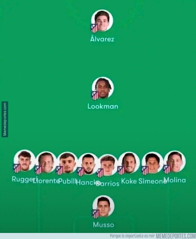 1237051 - El 11 que sacó el Cholo en el Camp Nou