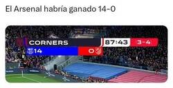 Enlace a El Arsenal hubiera remontado fácil