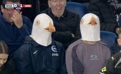 Enlace a Imagina jugar para el Brighton, buscar apoyo en la grada y ver esto...