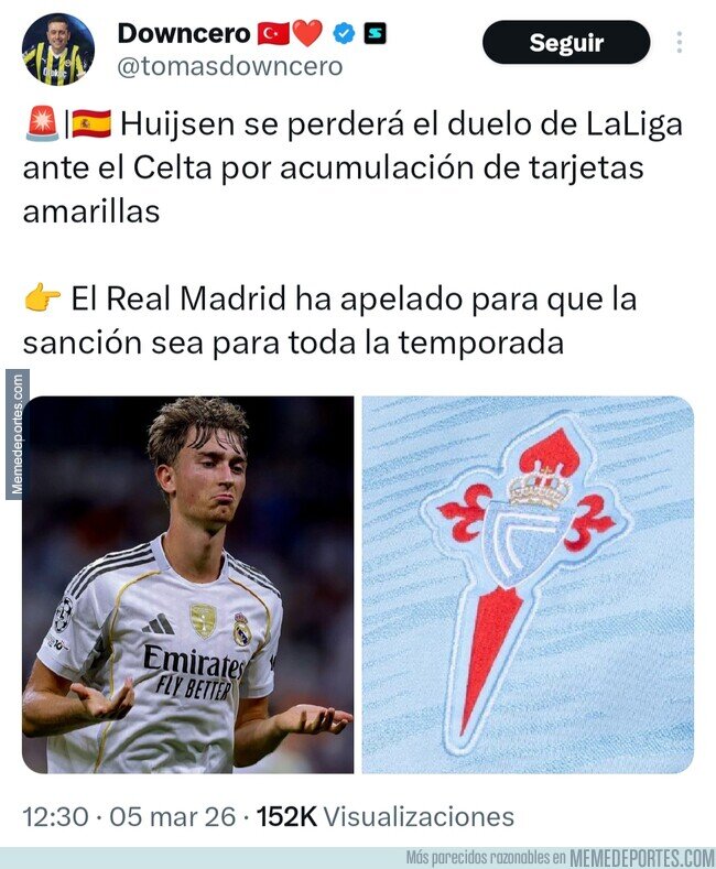 1237125 - El Madrid no está de acuerdo con los partidos de sanción a Huijsen