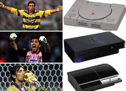 Enlace a Buffon fue contemporáneo a todas las PlayStation