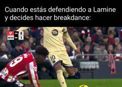 Enlace a Lamine los tiene bailando