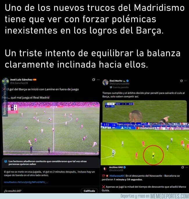 1237311 - El Real Madrid desearía que el Barça ganara con polémicas para poder justificarse