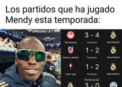 Enlace a Mendy es un seguro de vida... Aunque hay vuelto a caer lesionado