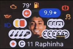 Enlace a Raphinha lo hizo de nuevo frente al Newcastle