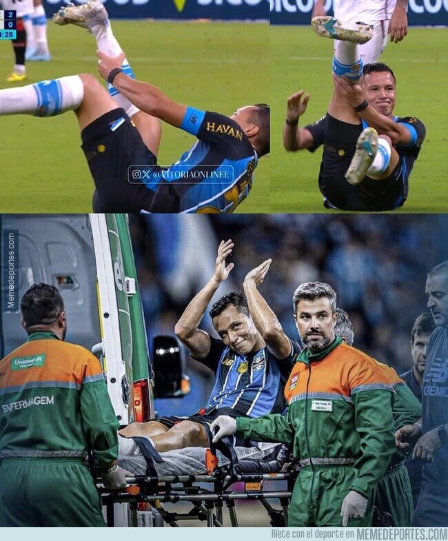 1237695 - Sorprende más el optimismo con el que lo tomó que la propia lesión.