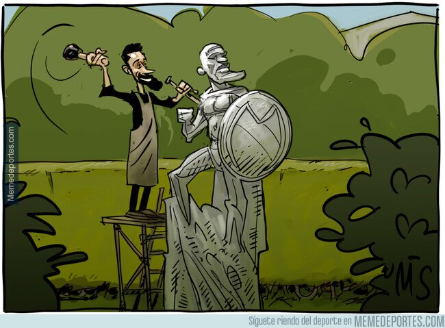 1237727 - La estatua en el jardín