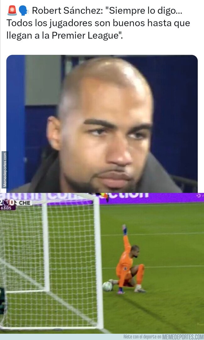1237735 - Robert Sánchez liándola en la Premier League
