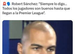 Enlace a Robert Sánchez liándola en la Premier League