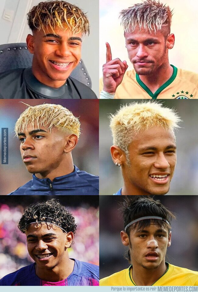 1237741 - Tan solo un chaval haciéndose los peinados de su ídolo