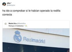 Enlace a ha ido a comprobar si le habían operado la rodilla correcta, por @albslvsjms