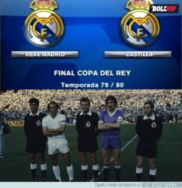 1237916 - ¿Sabías que en 1980 la final de Copa fue el Real Madrid contra el Castilla?