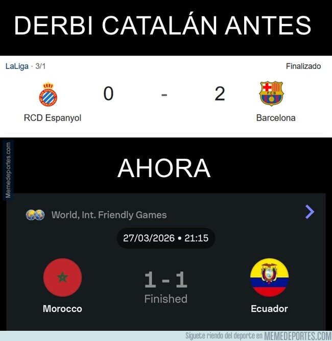 1238009 - Cómo ha cambiado el derbi catalán