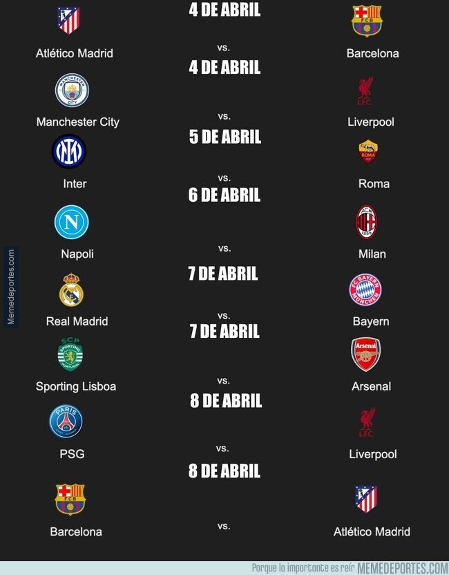 1238014 - Los partidazos que tenemos en este inicio de mes